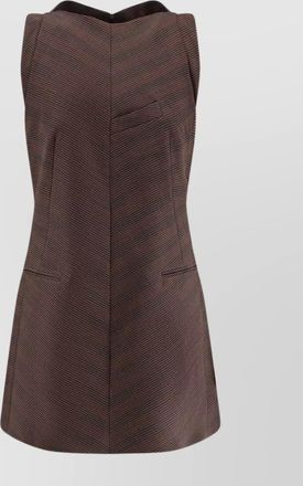 Maison Margiela wool sleeveless mini dress