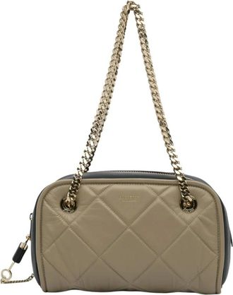 Burberry Borsa a tracolla Pre-owned con catena e trapuntatura a cubo - - Pre-owned - Donna - Beige - ONE SIZE