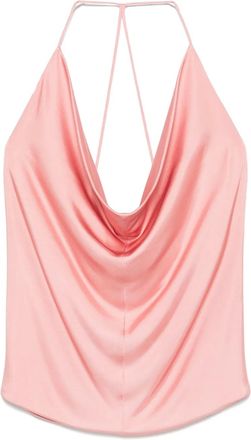 Tom Ford Canotta con scollo drappeggiato - Rosa