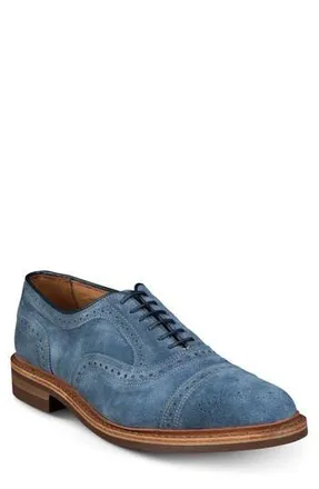 Allen Edmonds Strandmok Cap Toe Oxford in Denim at Nordstrom Rack, Size 10.5