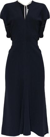 Victoria Beckham V-neck Midi Dress