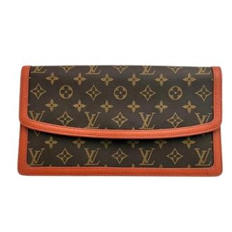 Louis Vuitton Pre-owned Clutches, female, Brown, Size: ONE SIZE Pre-owned Pochette Dame GM Monogram Clutch Bag