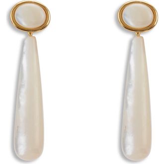 Lelet NY Akaia Mother-of-Pearl Drop Earrings in Mother Of Pearl at Nordstrom