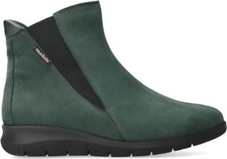 Mephisto Comfortabele Dames Enkellaarsjes - Dames - Enkellaarsjes - Groen - 35 1/2 EU - Schoenen