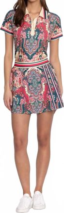 Johnny Was Bee Active Tennis Skirt In Paisley Melody