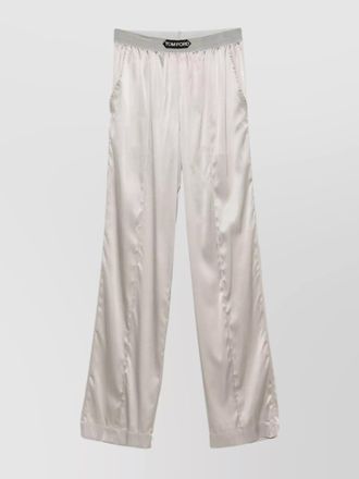 Tom Ford silk pants pajama elastic waistband