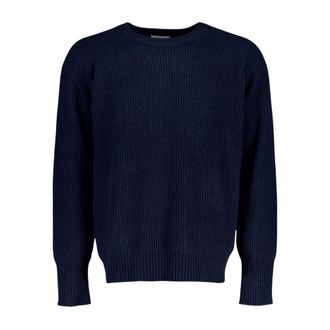 Autore Truien & Vesten, Heren, Blauw, M, Wol, Wool and Cashmere Sweater