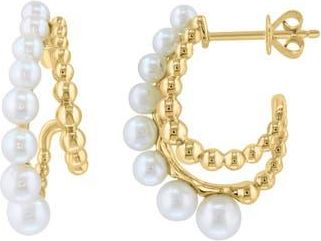 Effy Freshwater Pearl Earrings in White at Nordstrom Rack