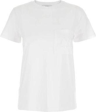 Max Mara Witte T-shirts en Polos Papaia - Dames - T-shirts - Wit - S - Tops