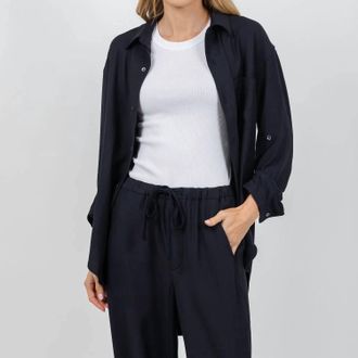 Citizens Of Humanity Kayla Shirt In Navy