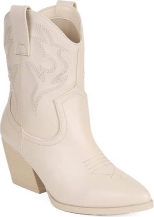 Soda Blazing Boots In Bone Braid