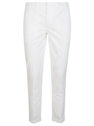 Fay Capri Classic Stretch Cotton Cropped Pants