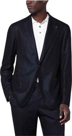 Tagliatore Montecarlo Blazer - Heren - Blazers - Blauw - L - Wol - Jassen