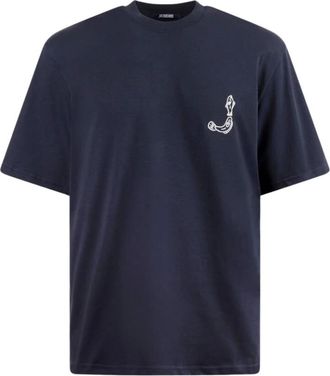 Jacquemus Hombre, Camisetas, Azul, Talla: M