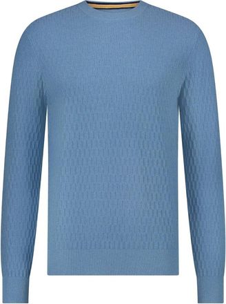 State of Art Stijlvolle Trui - Heren - Ronde hals truien - Blauw - 2XL - Truien & Vesten