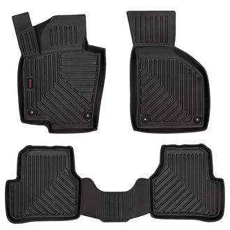 OEM Alfombrillas De Goma 3d Para Volkswagen Passat B7 (sed&aacute;n, Familiar, Variante, Alltrack, 2010-2014) - Borde De 5 Cm