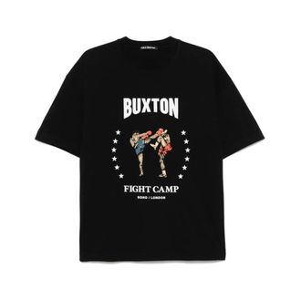Cole Buxton T-Shirts, male, Black, Size: 2XL Black Graphic Print Crew Neck T-shirt