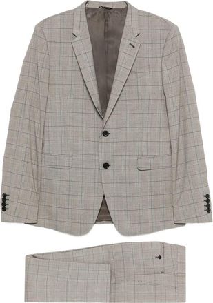 Reveres 1949 Checked Single-breasted Blazer