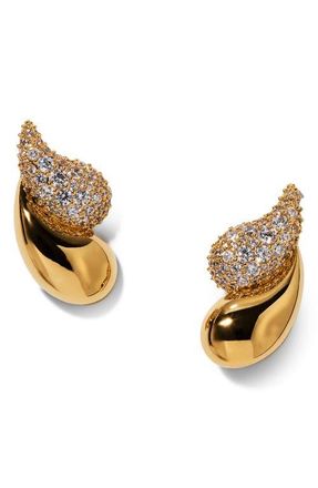 Nadri Pisa Cubic Zirconia Stud Earrings in Gold at Nordstrom