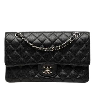 Chanel Pre-owned Matelasse Caviar Skin Shoulder Bag - Dames - Pre-owned - Zwart - Maat: ONE Size Leer