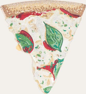 Judith Leiber Pizza Crystal Clutch