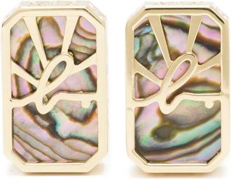 agnès b. Window Vistas earrings - women - Metal/silver - One Size - Gold