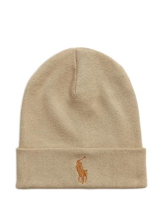 Polo Ralph Lauren embroidered cotton hat - men - Cotton - One Size - Neutrals