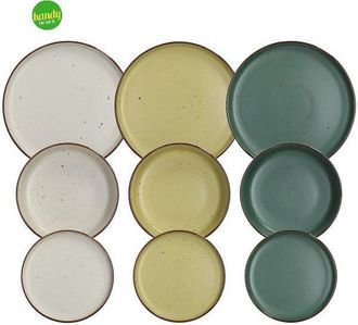 Tognana Servizio Piatti 18 Pezzi Urban Ardenne - Stoneware Multicolor