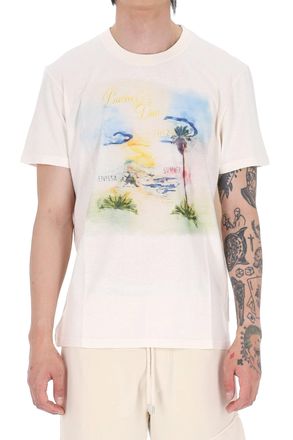 Isabel Marant Honore Paris Front Graphic Cotton T-Shirt