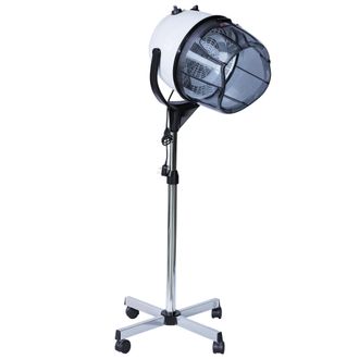 HOMCOM Homcom - Campana Casco Secador De Pelo 1180 W Secador De Peluqueria Con Capucha Y Tripode
