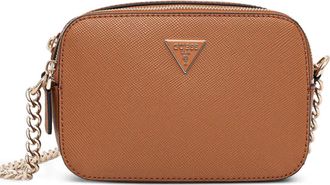 Guess Co mini Noelle zip cross body bag - women - Polyurethane - One Size - Brown