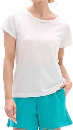 Hatley Essential Crew Neck Tee In White