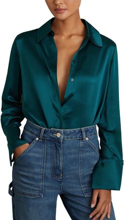 Reiss Hailey Silk Shirt