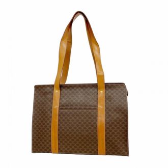 Celine Brown Pvc Tote Bag (Pre-Owned)