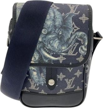 Louis Vuitton Pre-owned Cross Body Bags, male, Blue, Size: ONE SIZE Pre-owned Shoulder Bag