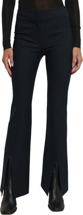 Derek Lam Maeve Front Slit Trousers In Black