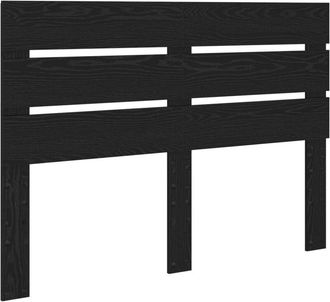 vidaXL Cabecero Roble Negro 140 Cm Madera De Ingenier&iacute;a Vidaxl