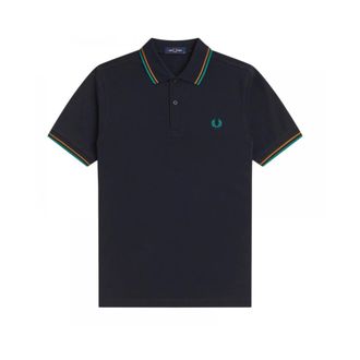 Fred Perry Heren, Tops, Blauw, Maat: 2XL Katoen