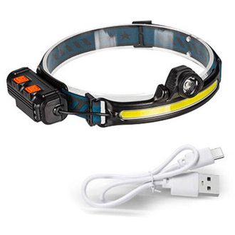 OEM Linterna Frontal Led Recargable Potente, Linterna Frontal Con Zoom Y Modo De Sensor Sensible, Linterna De Detecci&oacute;n Antideslumbrante, Luz De Halo Impe