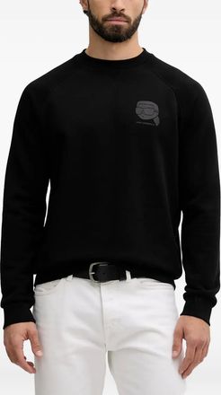 Karl Lagerfeld logo-print sweatshirt - Black