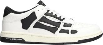 Amiri Skel Top Low - Heren - Sneakers - Wit - 40 EU - Leer - Schoenen