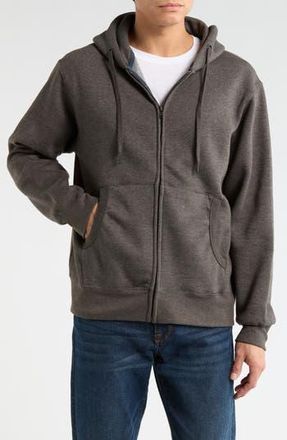James Campbell Sierra Knit Zip Hoodie in Charcoal Heather at Nordstrom Rack, Size Xx-Large