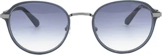 Guess Blue Gradient Oval Mens Sunglasses GU00031 91W 53