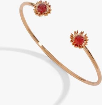 Alex and Ani Farmers Market Sunflower Flex Cuff in Gold at Nordstrom