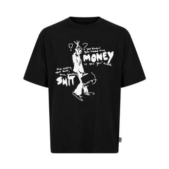 John Richmond T-shirt Grafica Streetwear - - Tops - Uomo - Nero - L