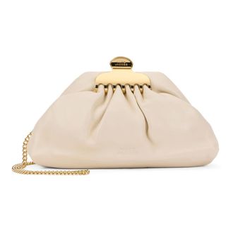 Marc Jacobs The Glam Small Clutch - female - Marc Jacobs - Clutches - Beige - ONE SIZE - Bags
