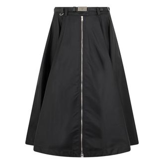 Prada Dames, Rokken, Zwart, Maat: XS Nylon