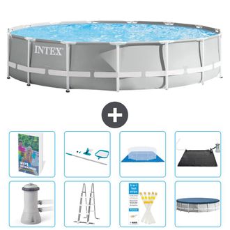 Intex Piscina Prism Frame Redonda - 457x107 Cm - 9-piezas S583