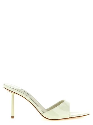 Le Silla Light Green Slip On Heels
