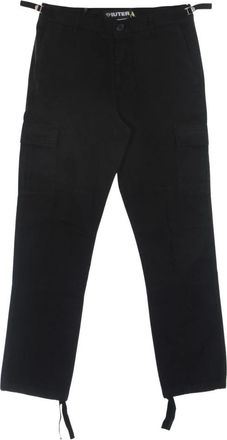 Iuter Broeken - Heren - Straight fit broeken - Zwart - W34 - Broeken
